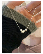 Load image into Gallery viewer, H3LL NO S925 Silver Heart Shape Necklace Elegant