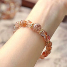 Load image into Gallery viewer, Black Gold Rutilated Quartz Crystal Bracelet: The Ultimate Stone of Protection &amp; Wealth