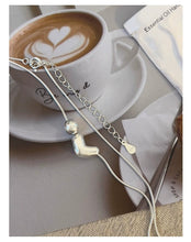 Load image into Gallery viewer, H3LL NO S925 Silver Heart Shape Necklace Elegant