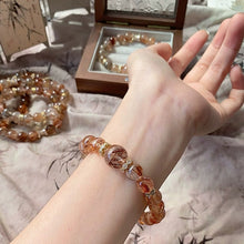 Load image into Gallery viewer, Black Gold Rutilated Quartz Crystal Bracelet: The Ultimate Stone of Protection &amp; Wealth