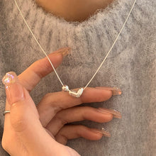 Load image into Gallery viewer, H3LL NO S925 Silver Heart Shape Necklace Elegant