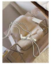 Load image into Gallery viewer, H3LL NO S925 Silver Heart Shape Necklace Elegant