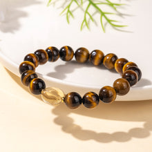 Load image into Gallery viewer, Tiger's Eye Crystal Bracelet: Stone of Courage &amp; Protection