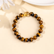 Load image into Gallery viewer, Tiger's Eye Crystal Bracelet: Stone of Courage &amp; Protection
