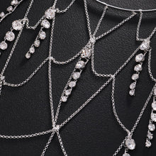 Load image into Gallery viewer, Elegant Bridal Hair Accessory Premium Rhinestone Chain Headband