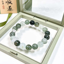 Load image into Gallery viewer, Green Phantom Quartz Crystal Bracelet: Stone of Growth &amp; Abundance