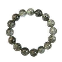 Load image into Gallery viewer, Natural Green Phantom Quartz Crystal Bracelet: Stone of Growth &amp; Heart Abundance