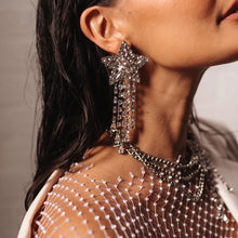 Load image into Gallery viewer, Shiny Crystal Earrings Star Tassels