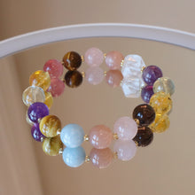 Load image into Gallery viewer, The Masterpiece Collection: Multi-Gemstone Crystal Bracelet for Harmony &amp; Abundance