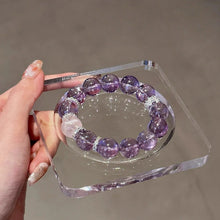 Load image into Gallery viewer, Amethyst Crystal Bracelet: Stone of Spirituality &amp; Peace