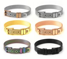 Load image into Gallery viewer, Trendy Stainless Steel Mesh Unisex Belt Bracelets