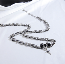 Load image into Gallery viewer, H3LL NO designer star stainless steel necklace unisex men women