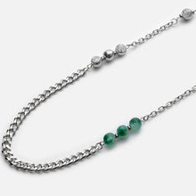 Load image into Gallery viewer, Original design pearl round bead titanium steel chain necklace