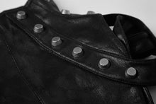 Load image into Gallery viewer, H3LL NO designer Steampunk leather armor shoulder bag man