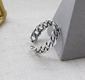 Unisex 100% S925 Sterling Silver Ring