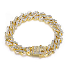 Load image into Gallery viewer, Hip Hop Crystal Bling Bling Chain Bracelet