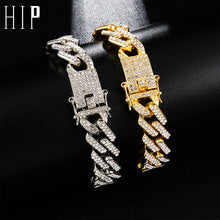 Load image into Gallery viewer, Hip Hop Crystal Bling Bling Chain Bracelet