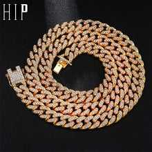 Load image into Gallery viewer, Hip Hop 13MM Rhinestones Men Chain Necklace