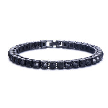 Load image into Gallery viewer, Hip Hop Bling Iced Out Diamond Crystal Bracelet Tennis Chain