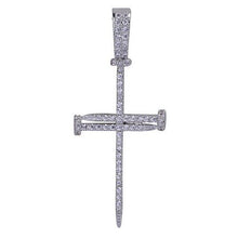 Load image into Gallery viewer, Mark Wahlberg HIP Hop Bling Cross Pendant Necklace Men