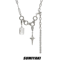 Load image into Gallery viewer, H3LL NO womens detachable recombined star awn Necklace cool style Y2K Spice Girl