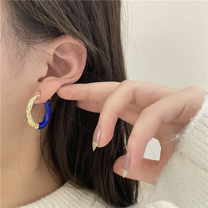 H3LL NO trendy chic vibe earrings female fashion Joker earrings circle jewelry