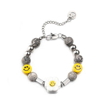 Load image into Gallery viewer, H3LL NO unisex hip hop smile smiling face necklace + bracelet (justin bieber style)