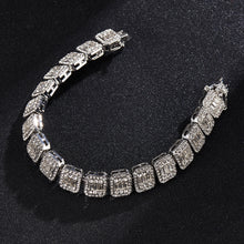 Load image into Gallery viewer, H3LL NO iced out Rock sugar chain bracelet 12mm unisex men