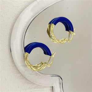 H3LL NO trendy chic vibe earrings female fashion Joker earrings circle jewelry