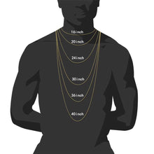 Load image into Gallery viewer, Hip hop Jewelry Iced Out Bling Tennis Chain Necklace Men Unisex